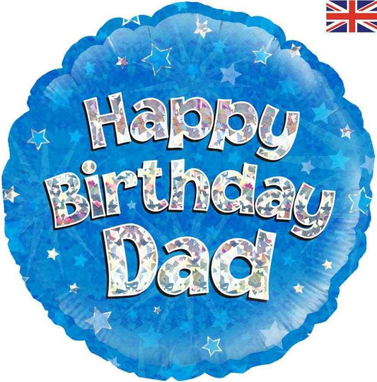 Happy Birthday Dad Foil Balloon