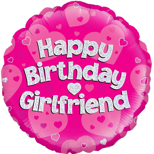Happy Birthday Girlfriend Foil Balloon