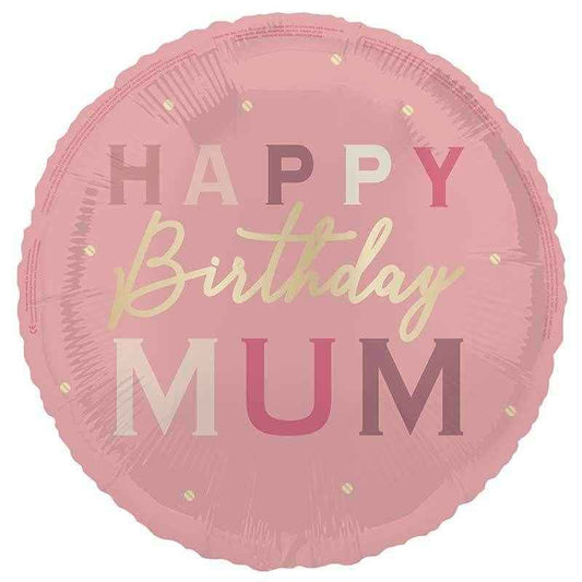 Happy Birthday Mum Foil Balloon