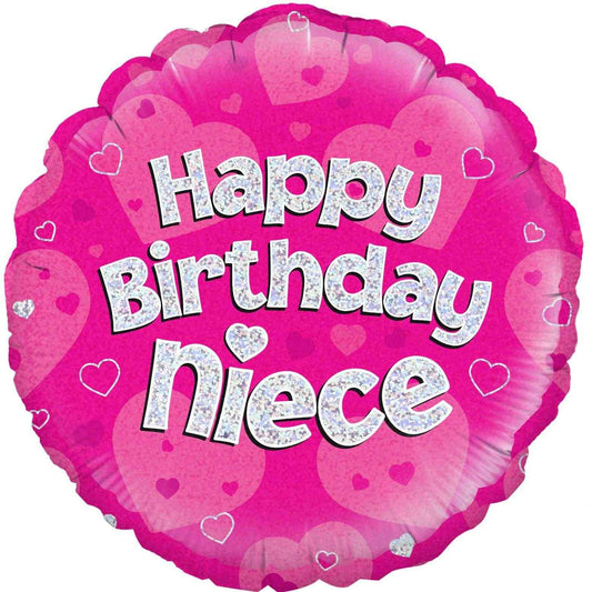 Happy Birthday Niece Foil Balloon