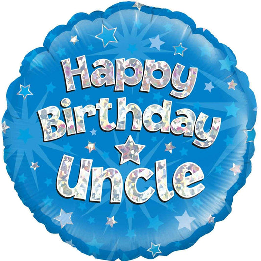 Happy Birthday Uncle Foil Balloon