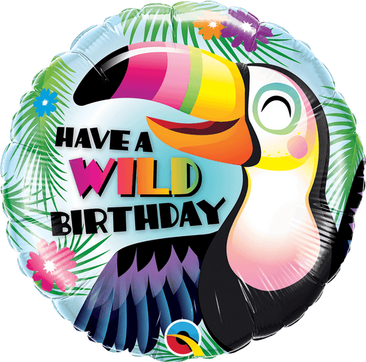 Have a Wild Birthday Toucan Foil Balloon