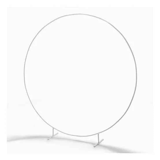 Hoop Frame Hire ONLY - Elegant White Arch for Events