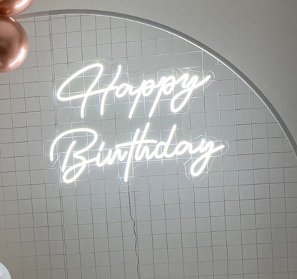 Led Happy Birthday Sign HIRE ONLY NOT FOR SALE