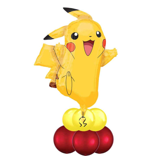 Inflated Pokemon Pikachu Mini Balloon Table Centrepiece