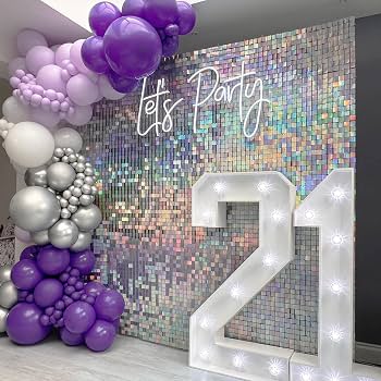 Iridescent Sequin Wall Panel HIRE ONLY NOT FOR SALE