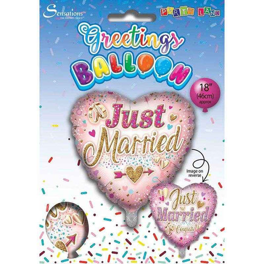 Just Married Foil Balloon