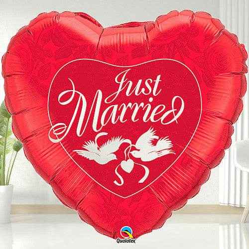 Just Married Foil Balloon