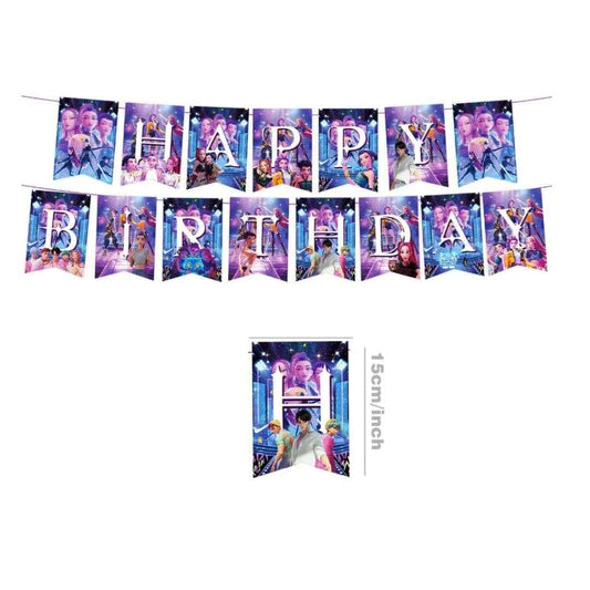 KPOP Birthday Banner
