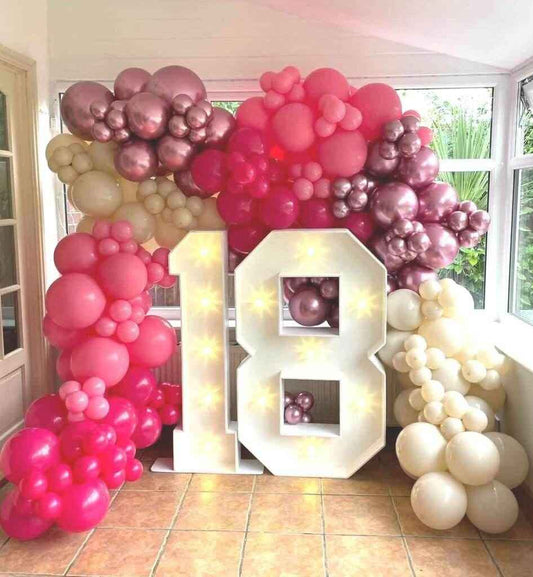 Light Up 4ft Numbers for Hire - Add a Spark to Your Celebration!
