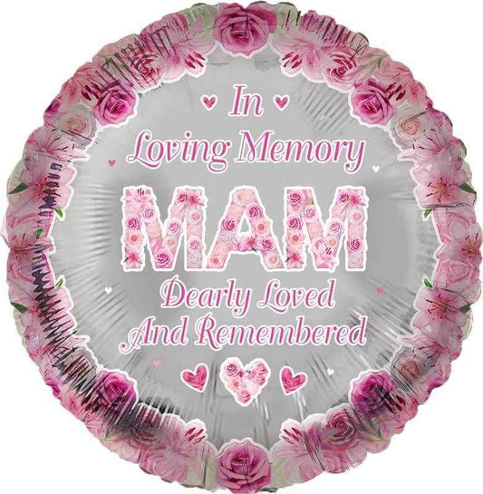 Mam Remembrance Foil Balloon