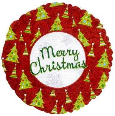 Merry Christmas Tree Foil Balloon
