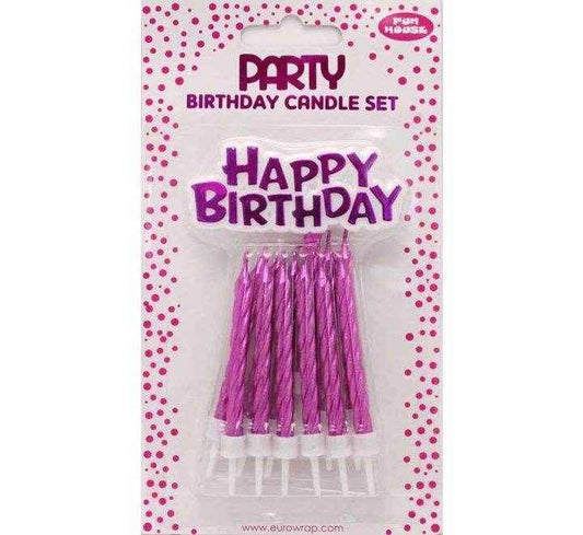 Metallic Candles Set