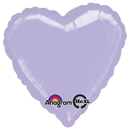 Metallic Pearl Pastel Lilac Heart