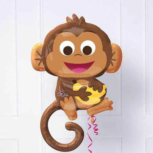 Monkey Shaped Foil Balloon