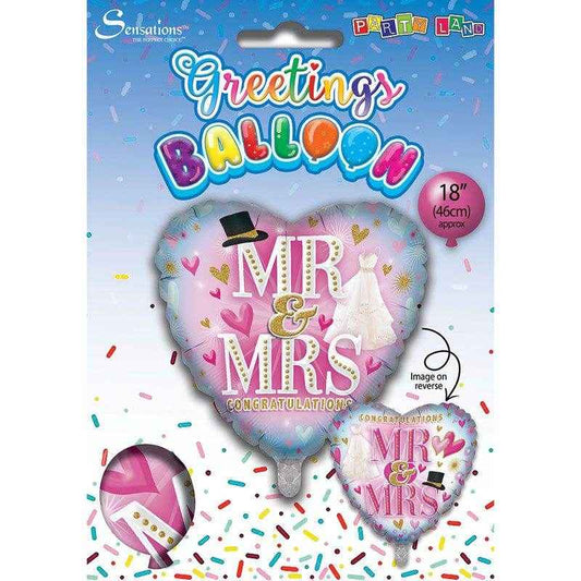 Mr & Mrs Foil Balloon