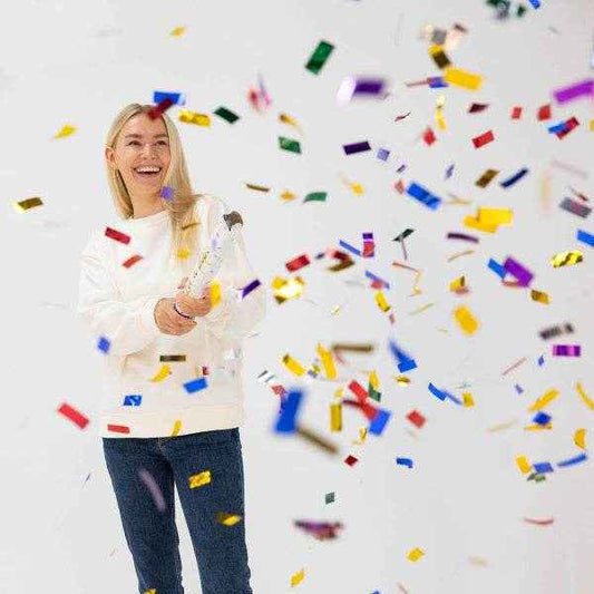Multicolor Confetti Cannon