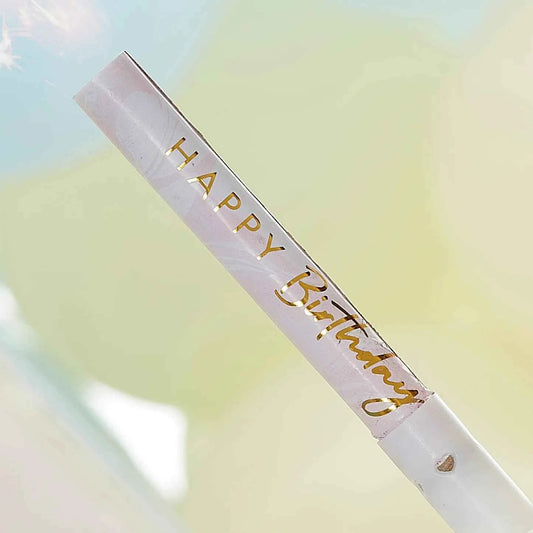 Musical Happy Birthday Sparkler Candle Fountain - Celebrate in Style!