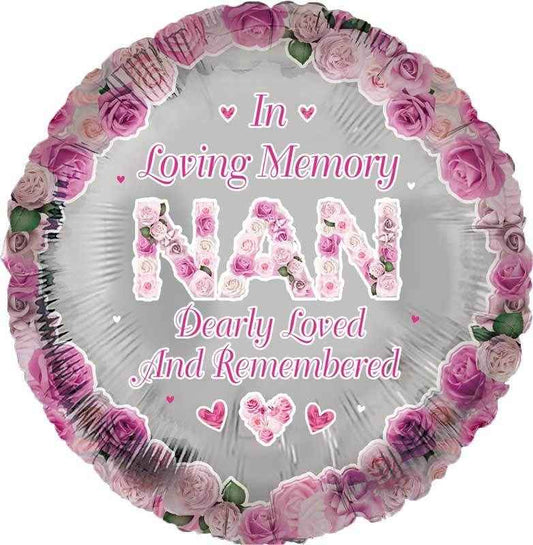 Nan Remembrance Foil Balloon