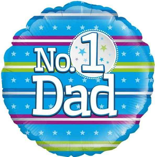 No 1 Dad Foil Balloon