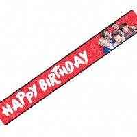 One Direction Party Foil Banner