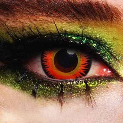 Orange Werewolf Contact Lenses for a Striking Transformation
