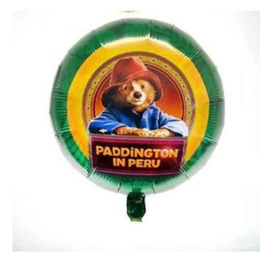 Paddington Bear Party Set Peru Movie Birthday Decorations Kit With Foil Balloons