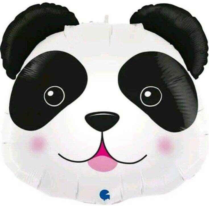 Panda Head Foil Balloon