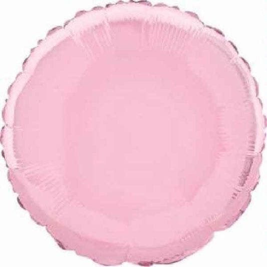 Pastel Pink Round Foil Balloon