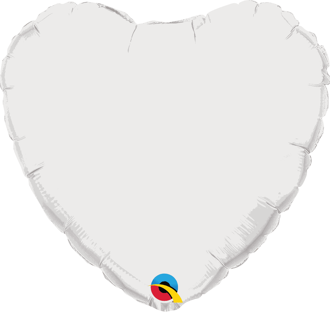 Personalised Heart Foil Balloons