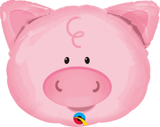Pig Head Shaped Foil Balloon