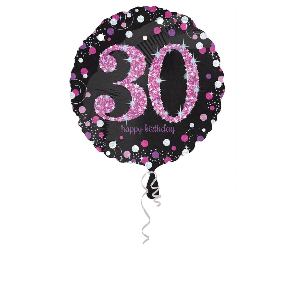 Pink Sparkling Celebration 30th Birthday Foil Balloon