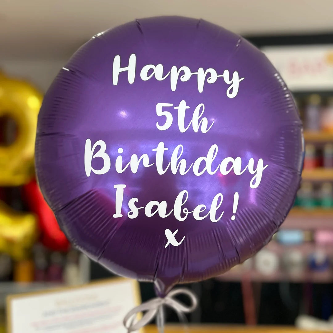 Personalised Round Foil Balloons