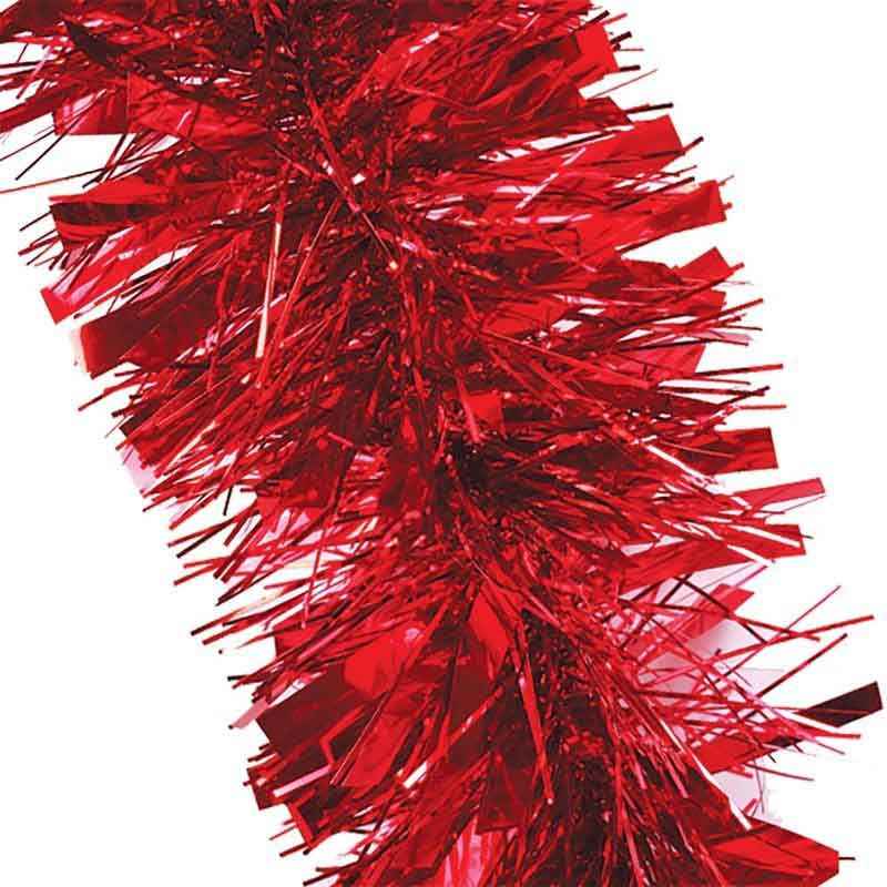 Red Chunky Tinsel