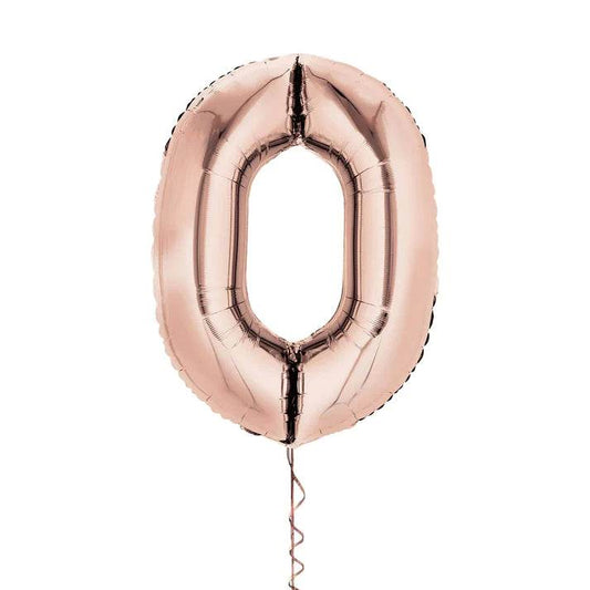 Rose Gold Giant Helium Numbers