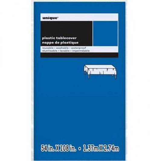 Royal Blue Plastic Tablecover