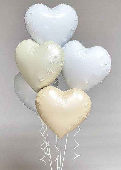 Satin Cream Heart