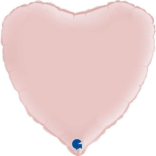 Satin Pastel Pink Heart