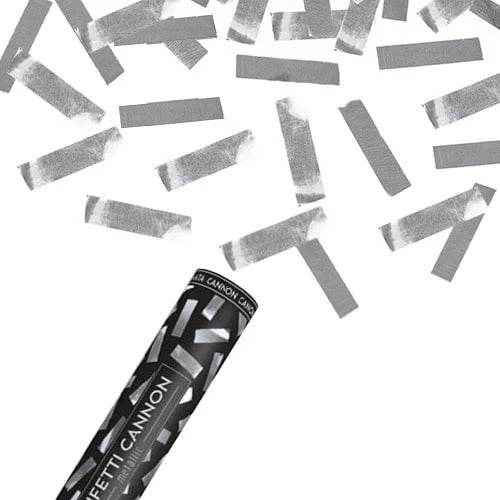Silver Confetti Cannon