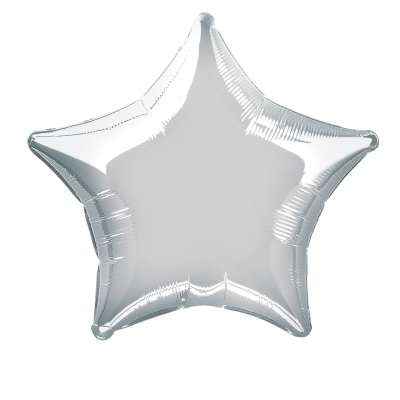 Silver Foil Star Balloon