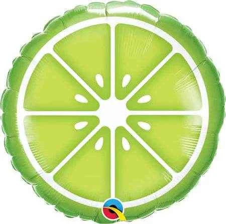 Sliced Lime Foil Balloon