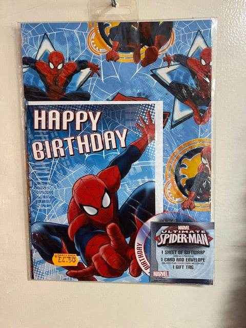 Spiderman Wrap Set
