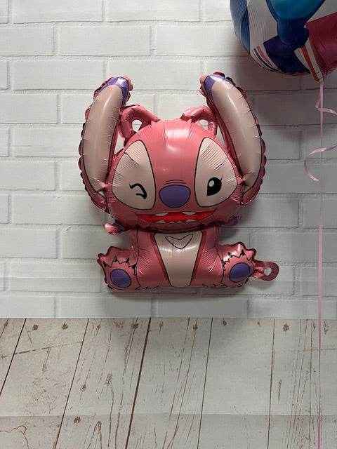 Stitch Pink Supershape Foil Balloon