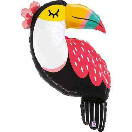 Summer Toucan Shaped Foil Balloon