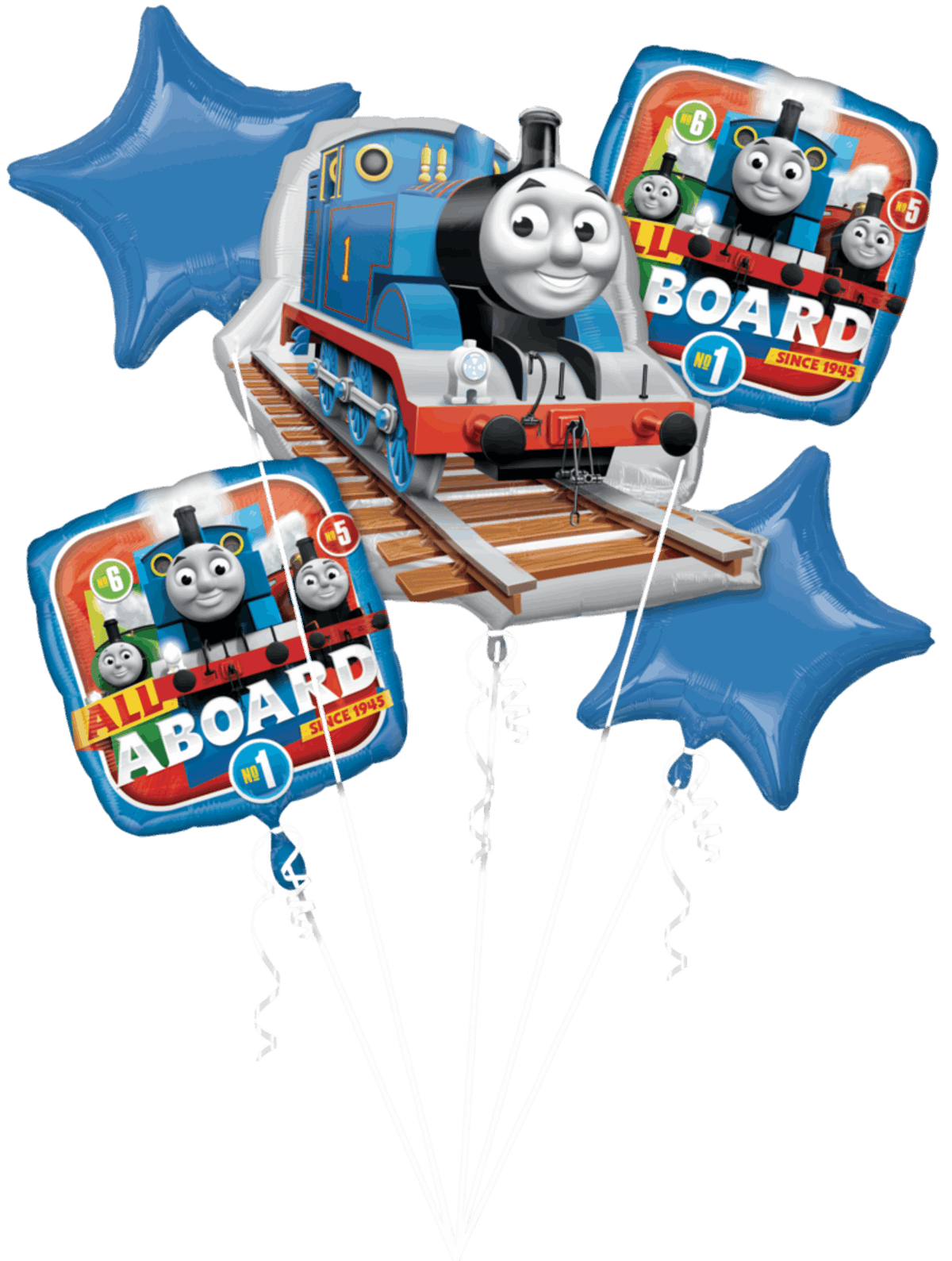 Thomas The Tank Engine Foil Balloon Bouquet