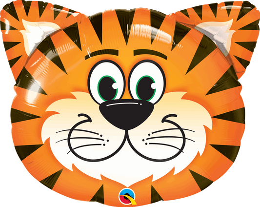 Tiger Head Shaped Foil Balloon
