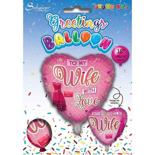To My Wife Foil Balloon