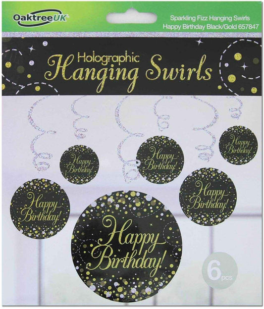 Transform Your Celebration with Holographic Birthday Swirls