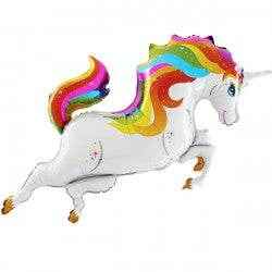 Unicorn Rainbow Body Shape Balloon