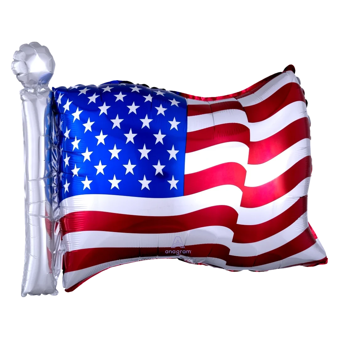 USA Flag Shaped Foil Balloon